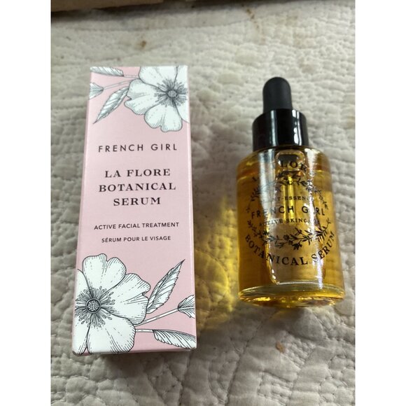 French Girl La Flore Botanical Serum*Facial Skincare*1 oz Glass Bottle*NWB - Picture 7 of 7